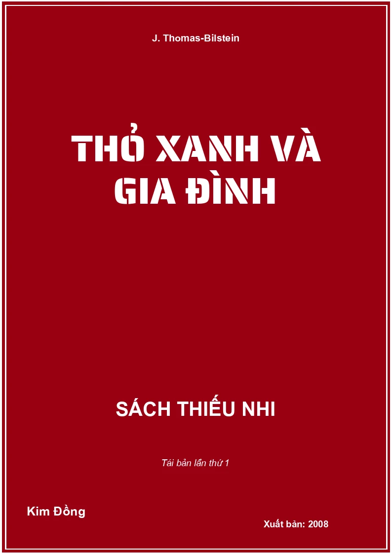 Thỏ xanh và gia đình