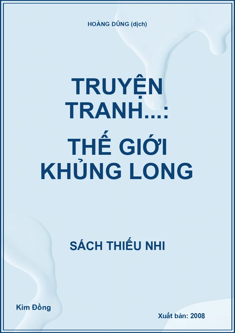Truyện tranh...: Thế giới khủng long