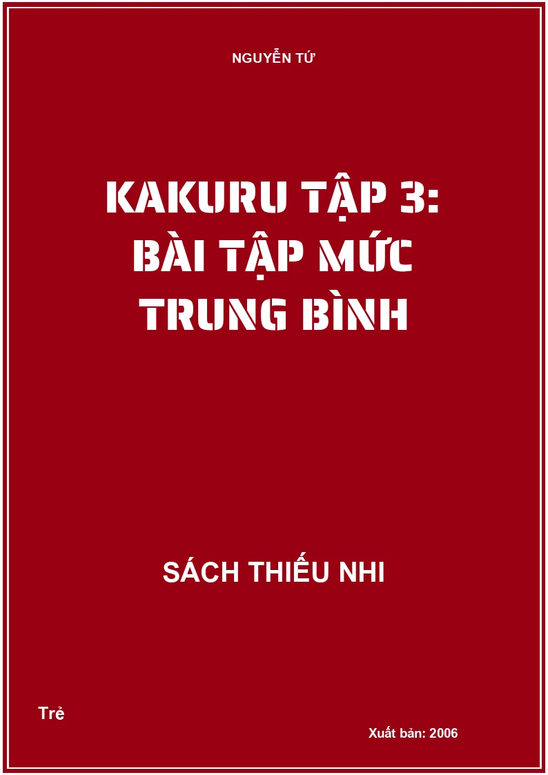 Kakuru Tập 3: Bài tập mức trung bình
