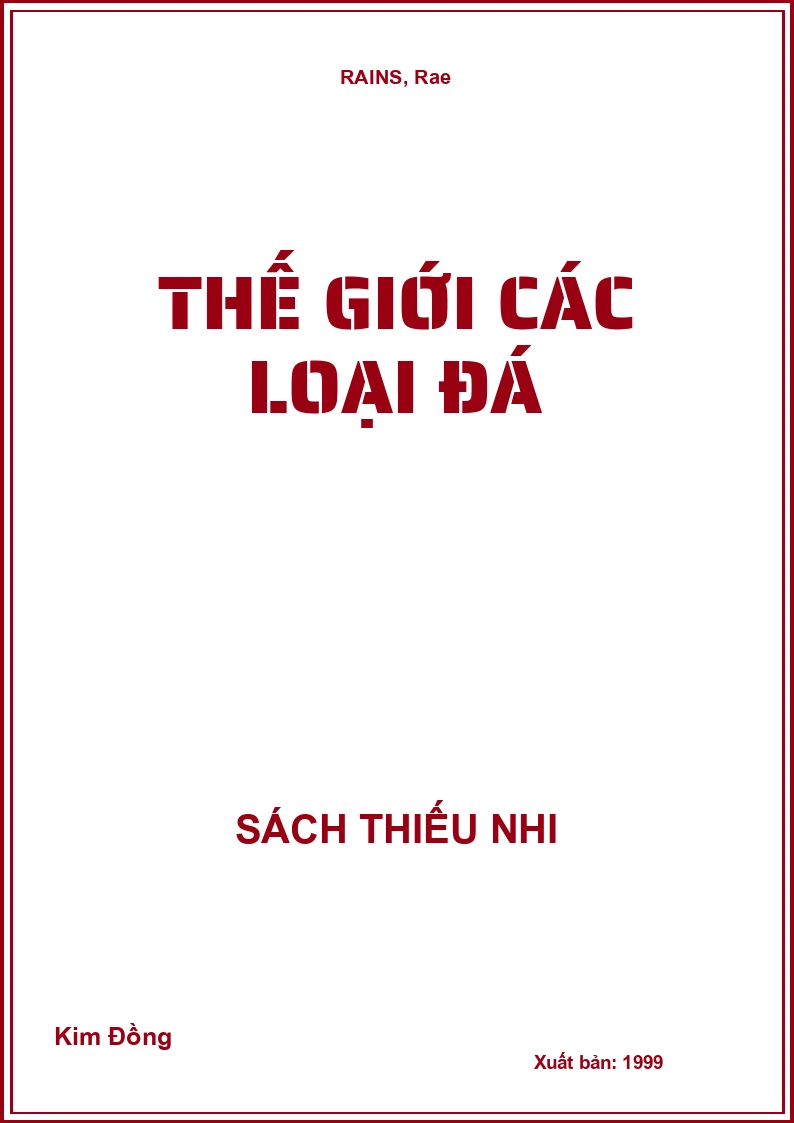 Thế giới các loại đá