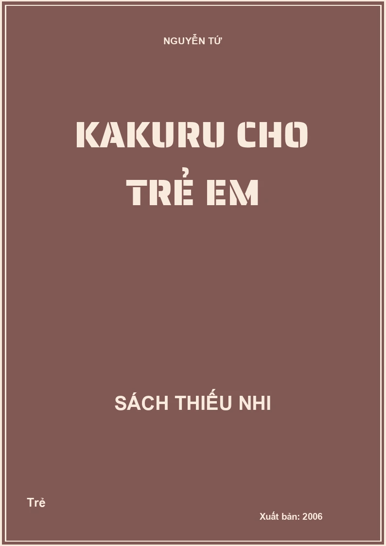 Kakuru cho trẻ em