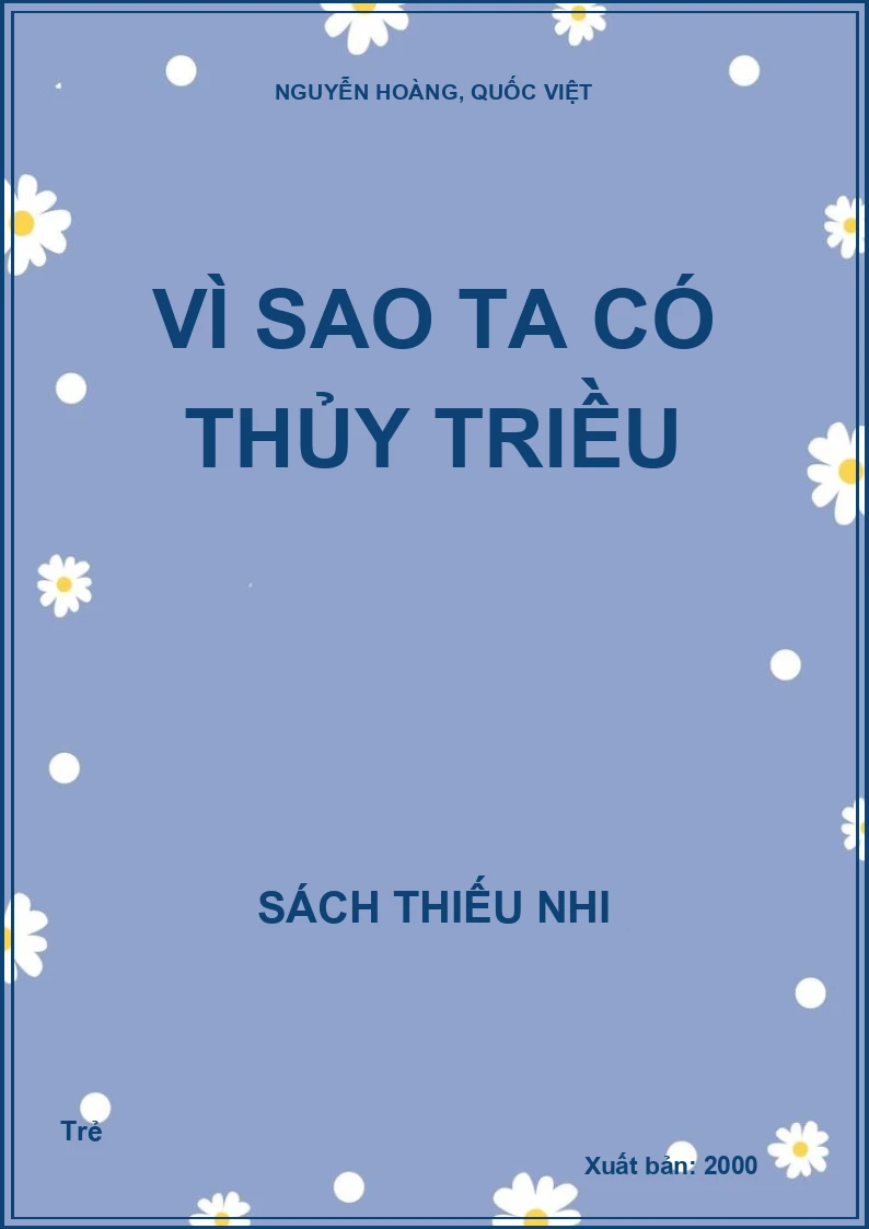 Vì sao ta có thủy triều
