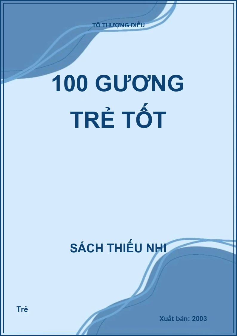 100 gương trẻ tốt