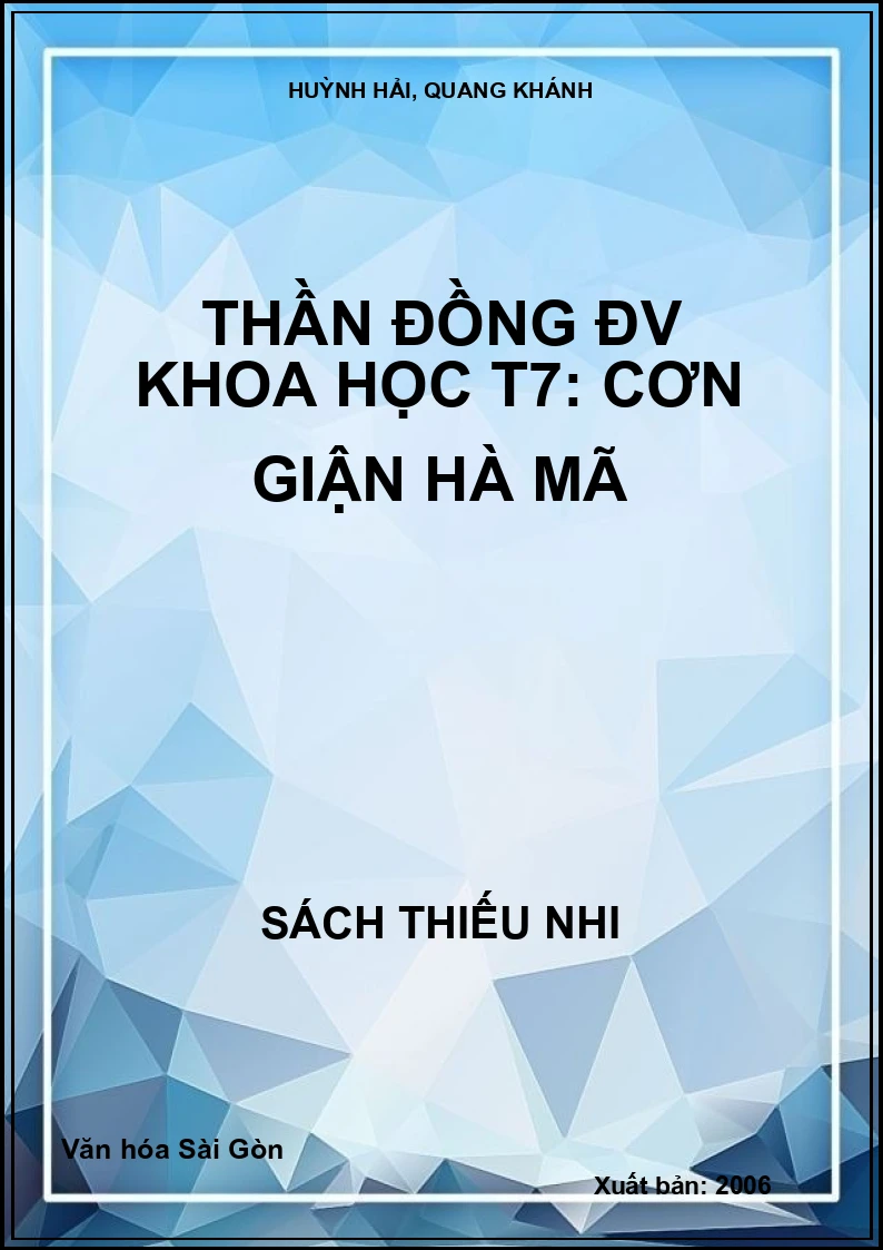 Thần đồng ĐV Khoa học T7: Cơn giận Hà mã