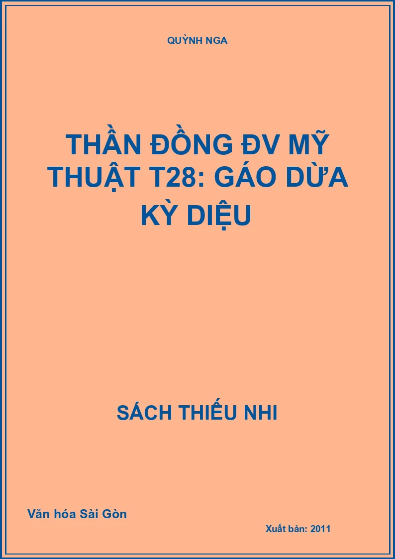 Thần đồng ĐV Mỹ thuật T28: Gáo dừa kỳ diệu