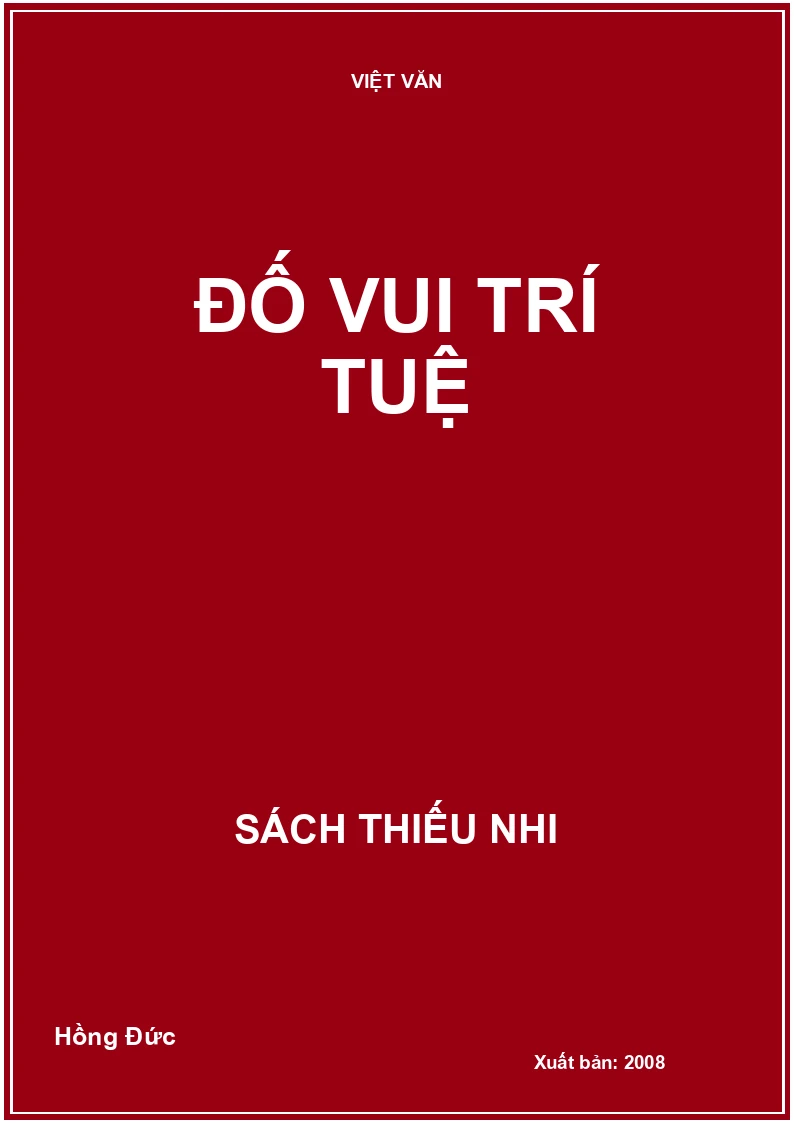 Đố vui trí tuệ