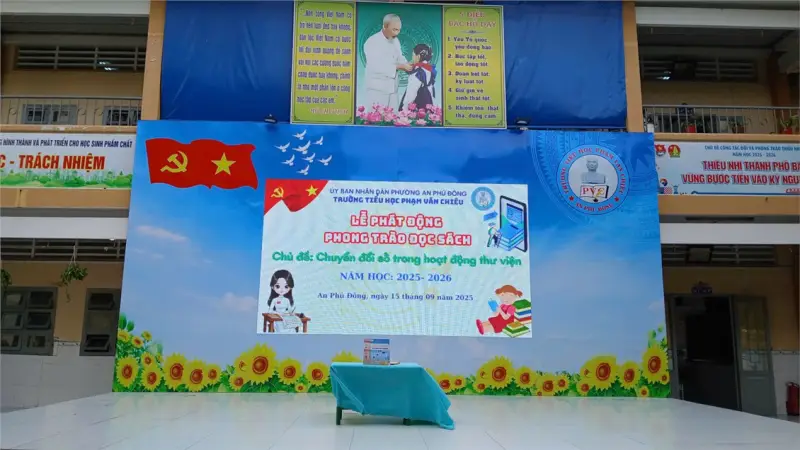 Lễ phát động phong trào đọc sách Năm học: 2025 - 2026