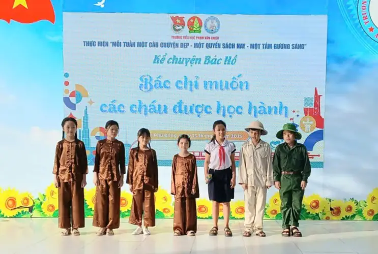 CHUYÊN ĐỀ: "Mỗi tuần một câu chuyện đẹp – Một cuốn sách hay – Một tấm gương sáng". Câu chuyện: Bác chỉ muốn các cháu được học hành