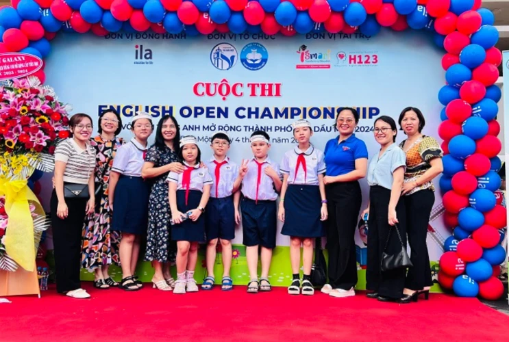 Trường Tiểu học Phú Hòa 3 tham gia cuộc thi "Cúp vô địch Tiếng Anh mở rộng" Thành phố Thủ Dầu Một năm học 2023-2024
