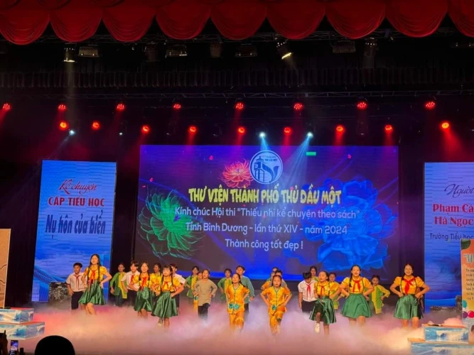 Hội thi Thiếu nhi kể chuyện theo sách tỉnh Bình Dương lần thứ XIV - Năm 2024