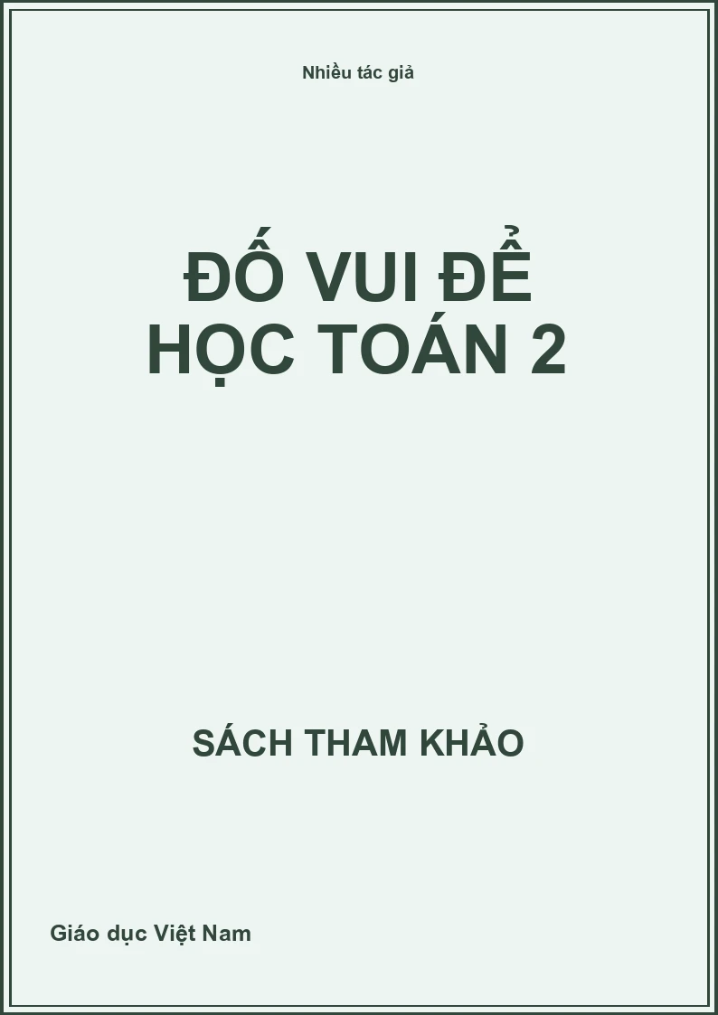 Đố vui để học Toán 2