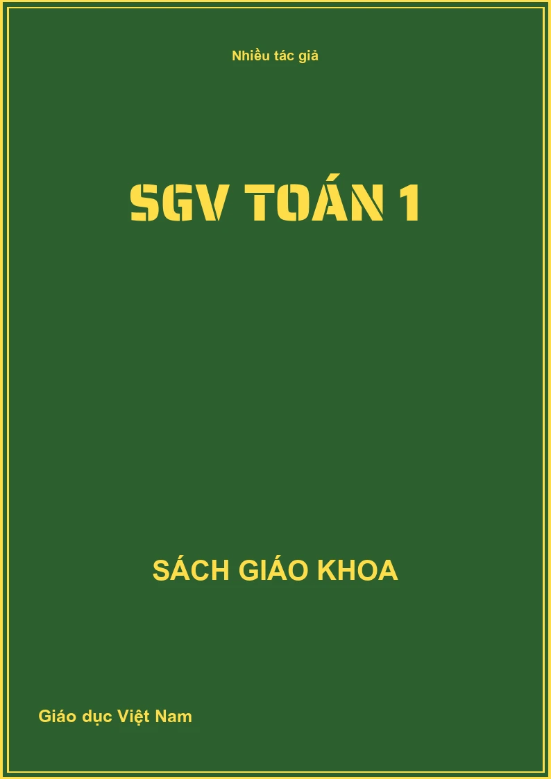 SGV Toán 1