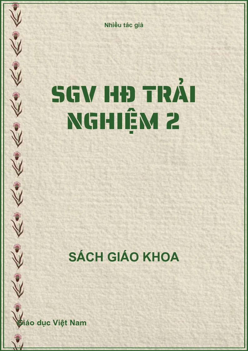 SGV HĐ trải nghiệm 2