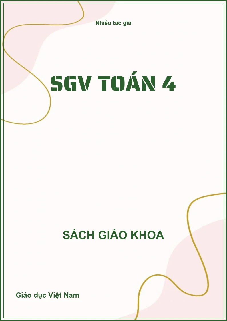 SGV Toán 4