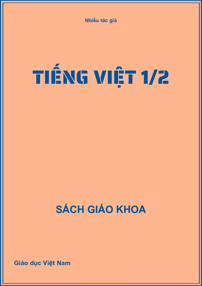 Tiếng Việt 1/2