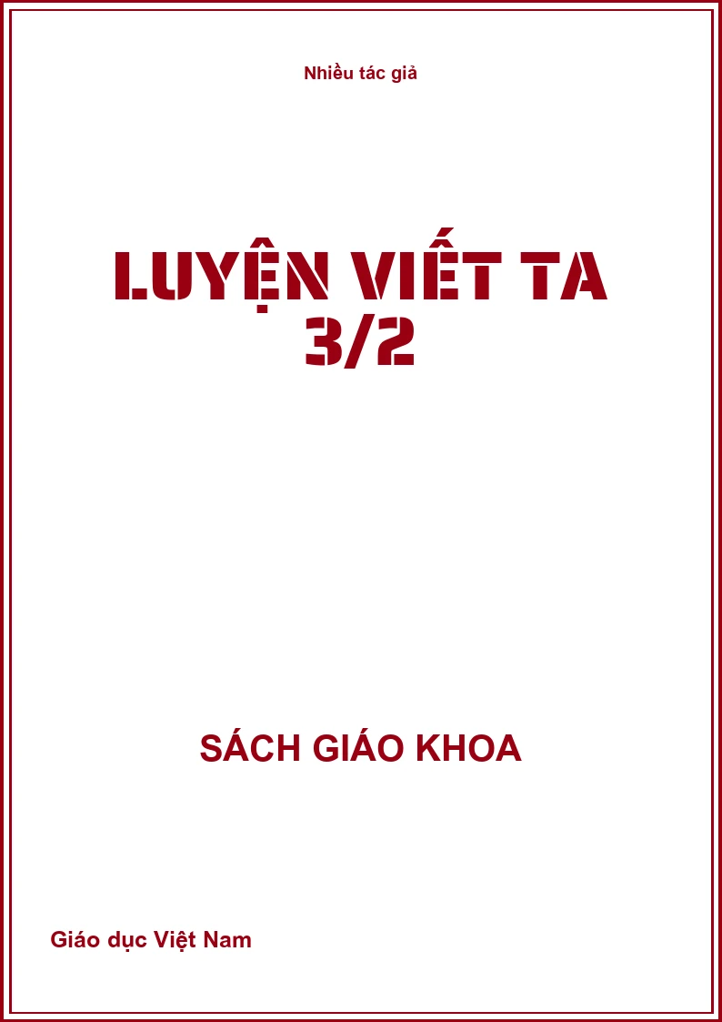Luyện viết TA 3/2