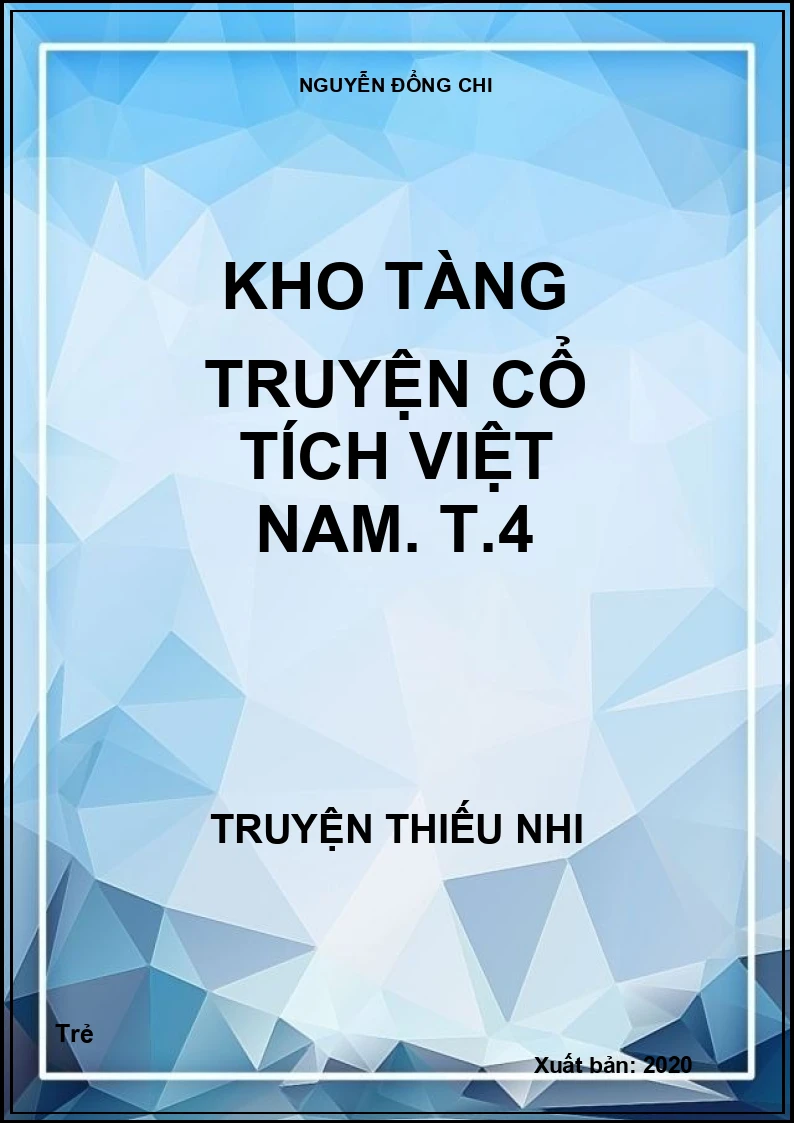 Kho tàng truyện cổ tích Việt Nam. T.4