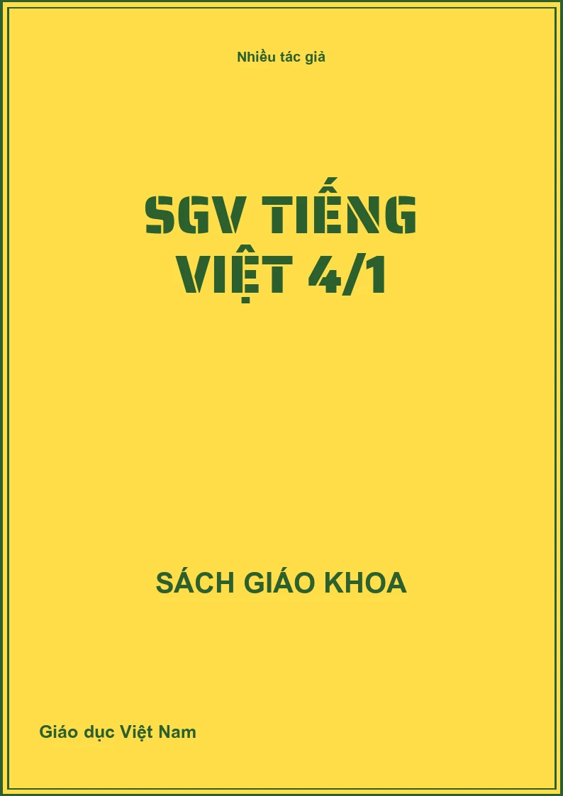 SGV Tiếng việt 4/1