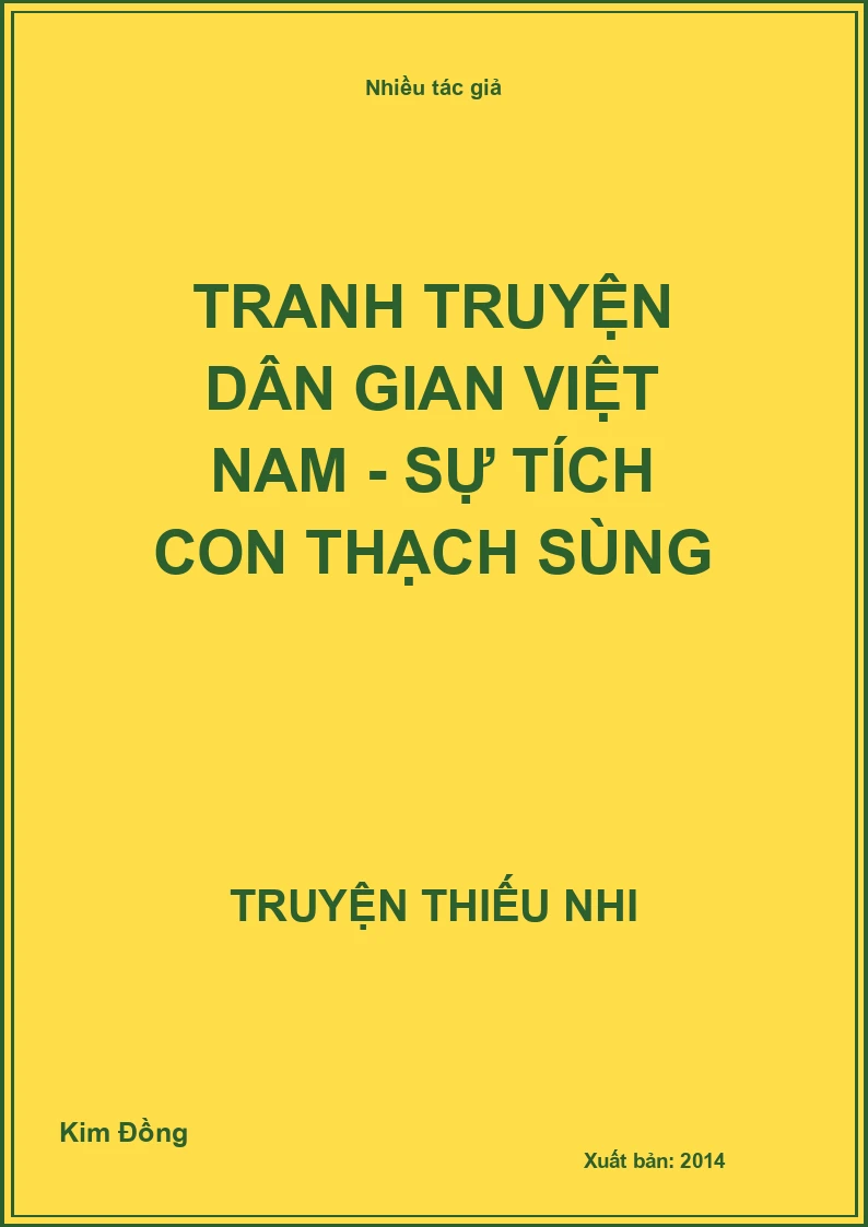 Tranh truyện dân gian Việt Nam - Sự tích con thạch sùng