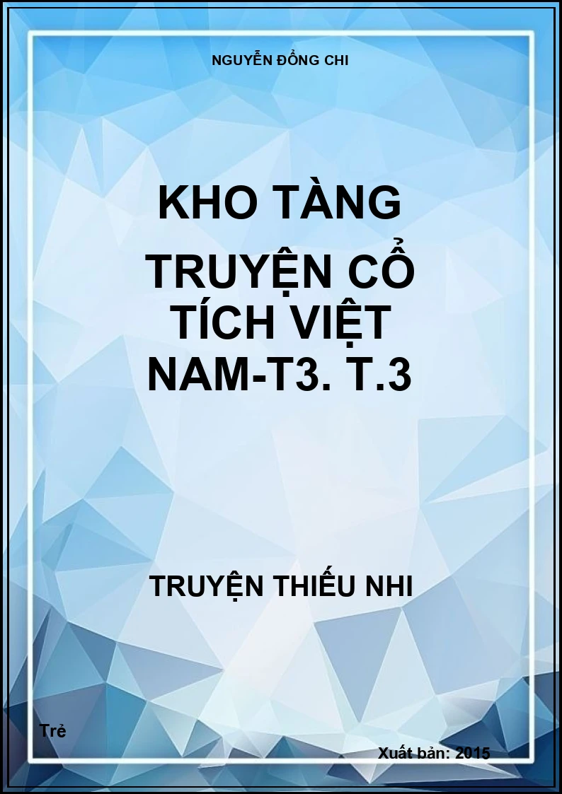 Kho tàng truyện cổ tích Việt Nam-T3. T.3