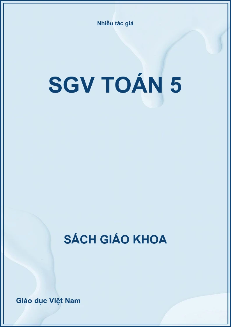 SGV Toán 5