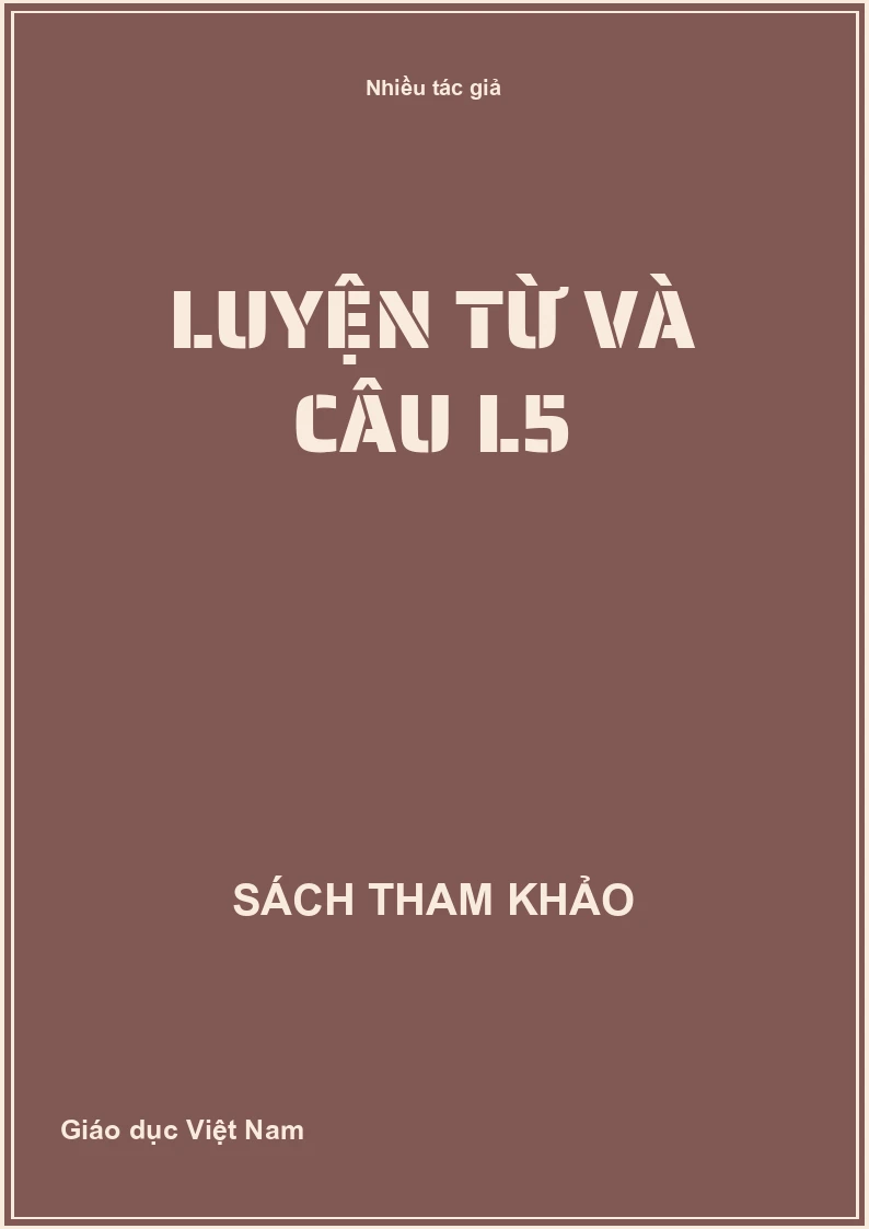 Luyện từ và câu L5