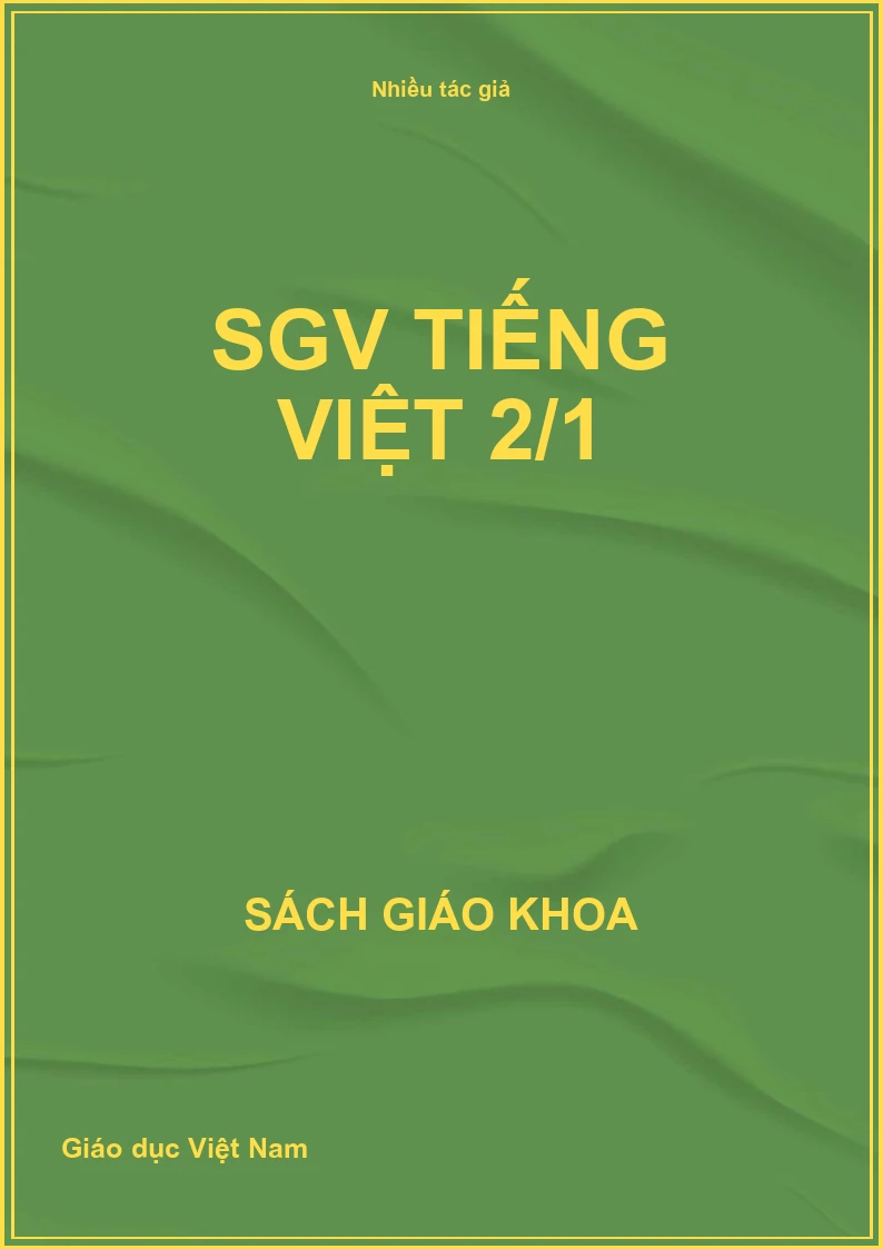 SGV Tiếng việt 2/1