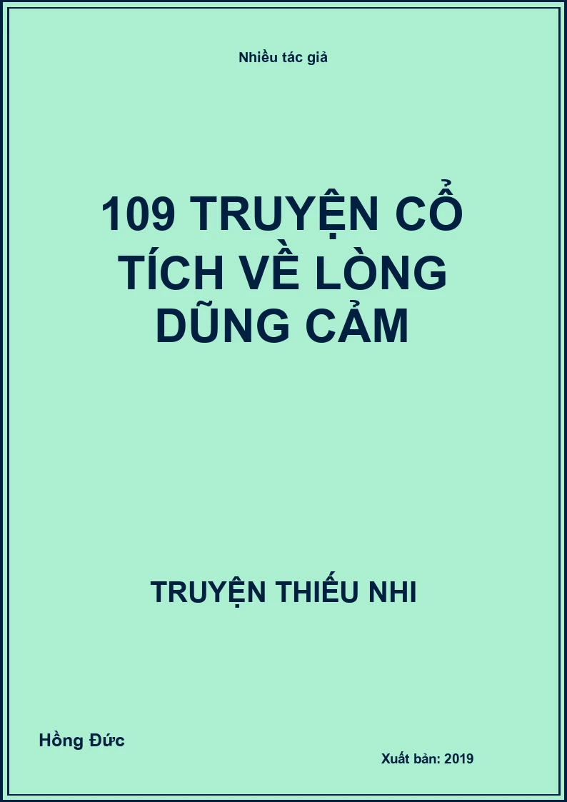 109 truyện cổ tích về lòng dũng cảm