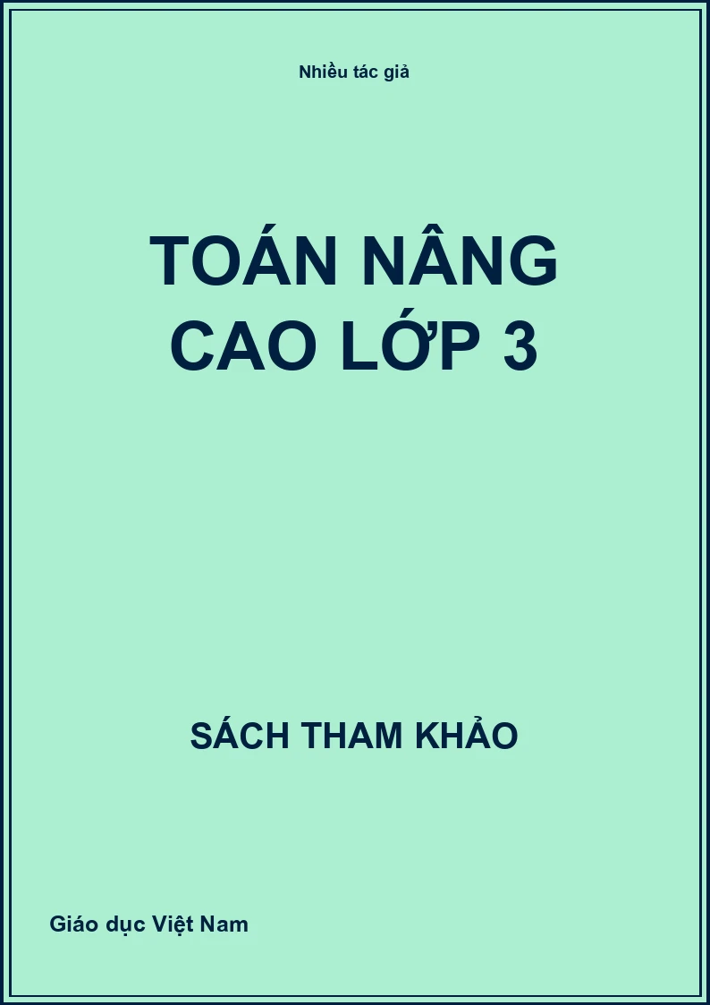 Toán nâng cao lớp 3