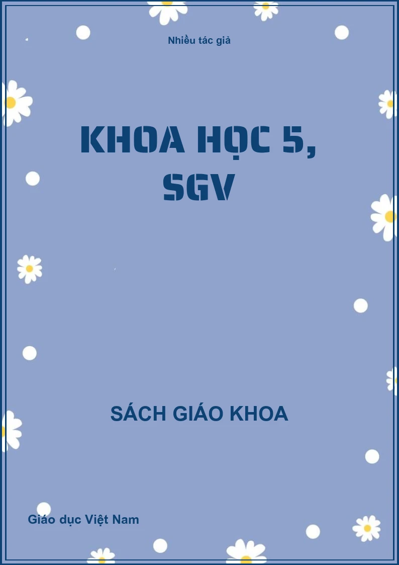 Khoa học 5, SGV