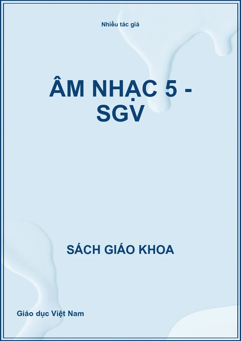 Âm nhạc 5 - SGV