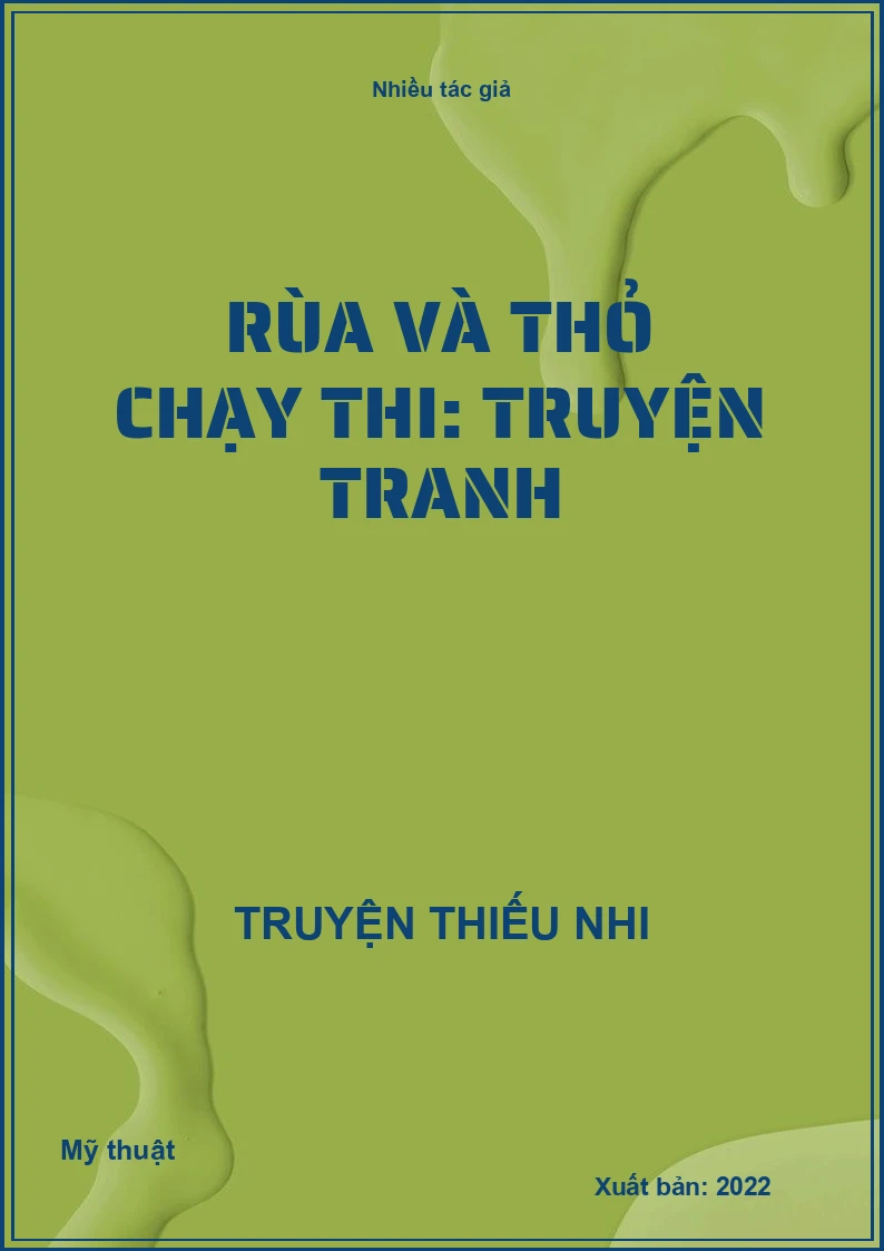 Rùa và Thỏ chạy thi: Truyện tranh