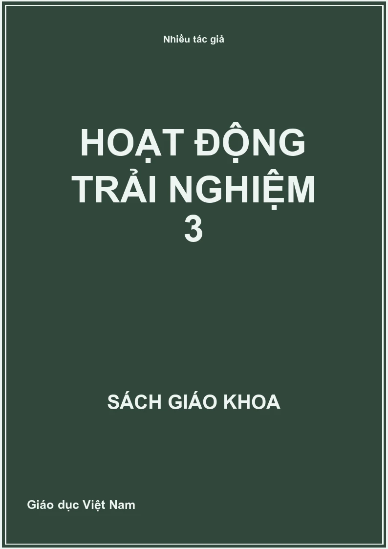 Hoạt động trải nghiệm 3
