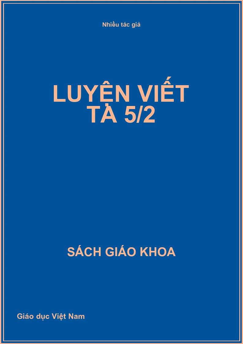 Luyện viết TA 5/2