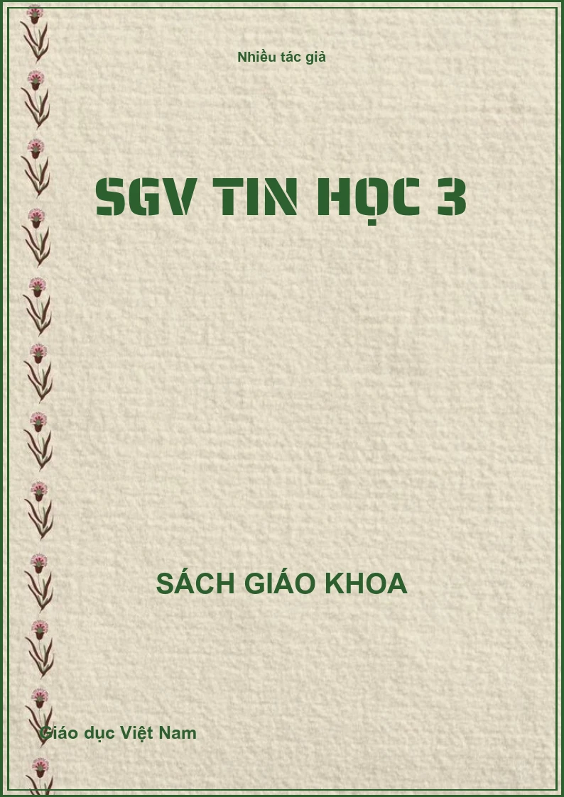 SGV Tin học 3