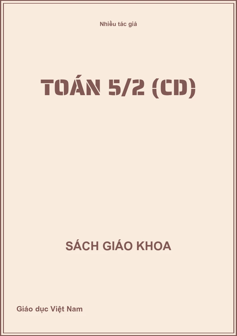 Toán 5/2 (CD)