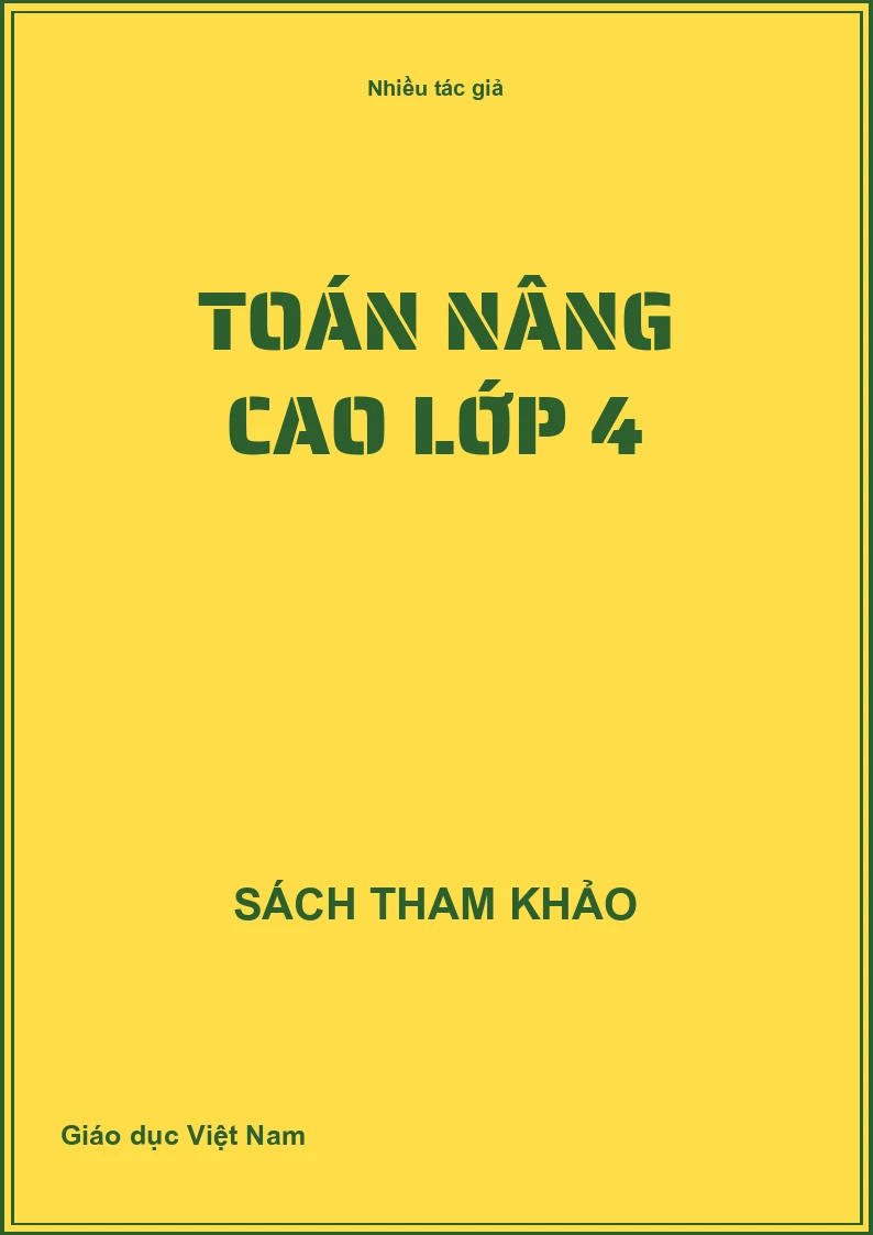 Toán nâng cao lớp 4