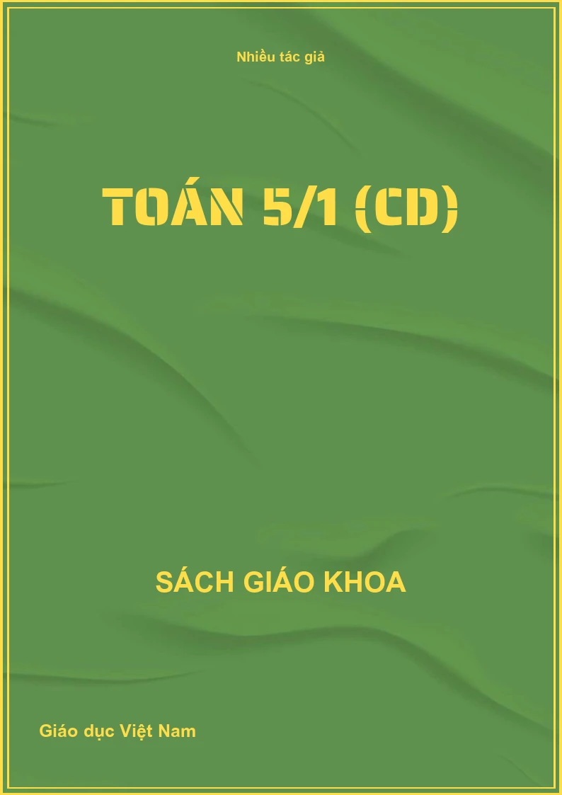 Toán 5/1 (CD)