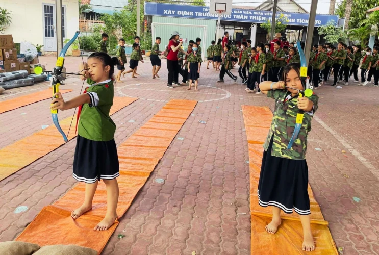 Mô hình "Giờ ra chơi trải nghiệm sáng tạo"