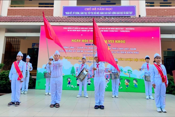 Ngày hội Thiếu nhi vui khỏe Trường Tiểu học Tân Vĩnh Hiệp A