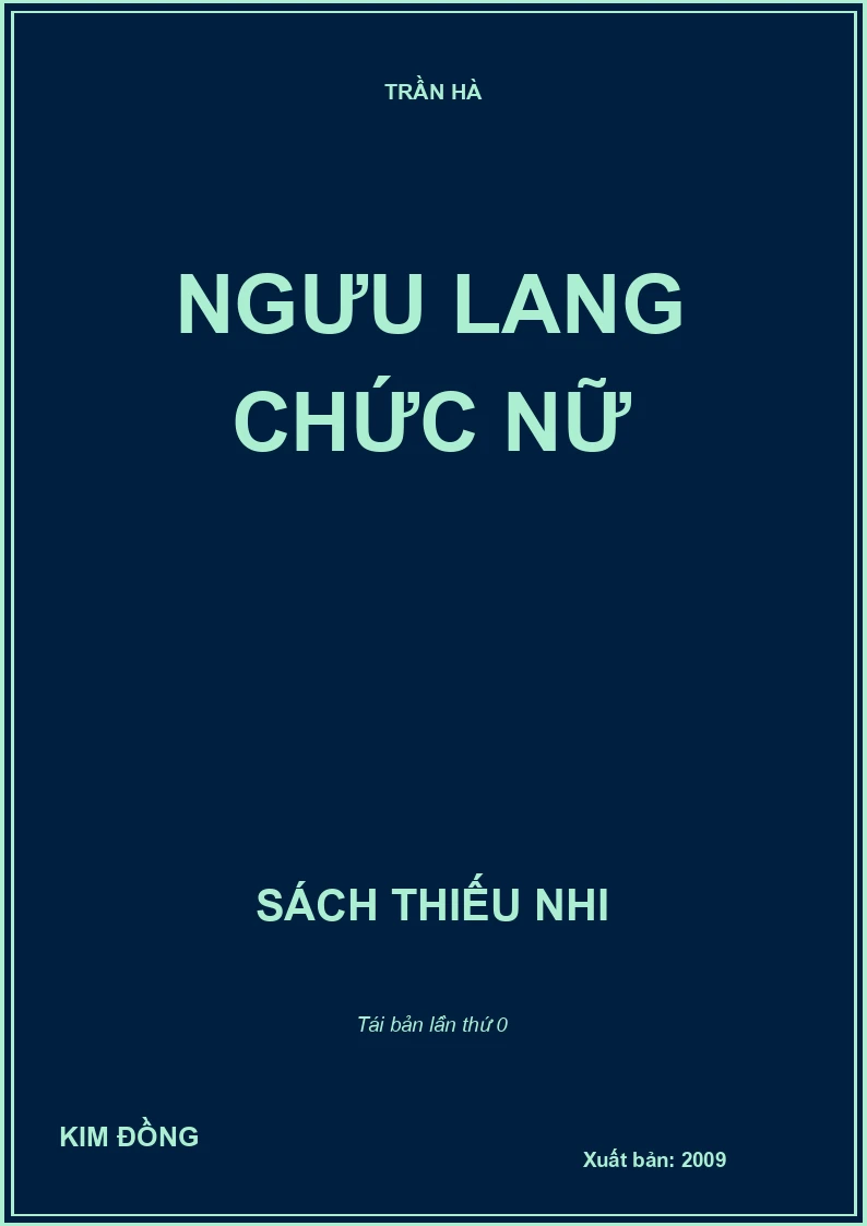 NGƯU LANG CHỨC NỮ