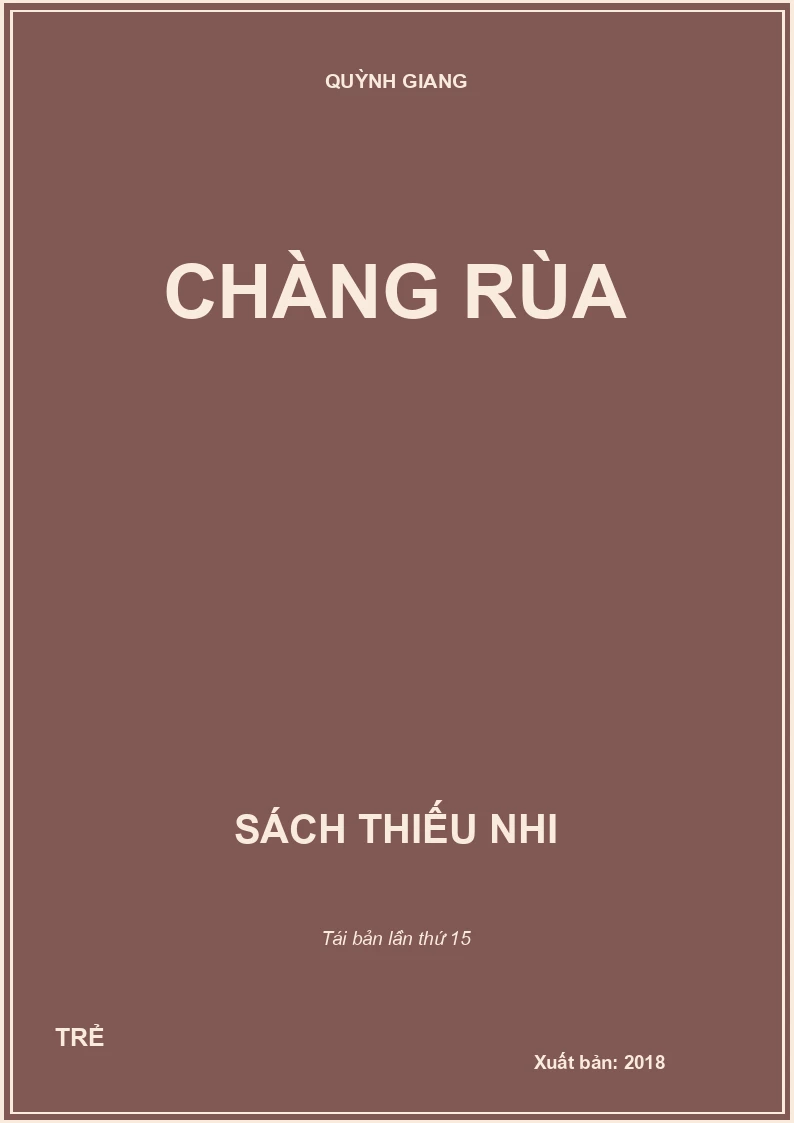 CHÀNG RÙA