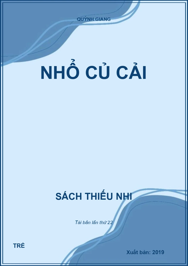 NHỔ CỦ CẢI
