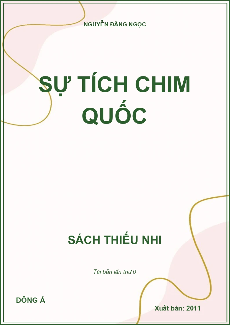 SỰ TÍCH CHIM QUỐC