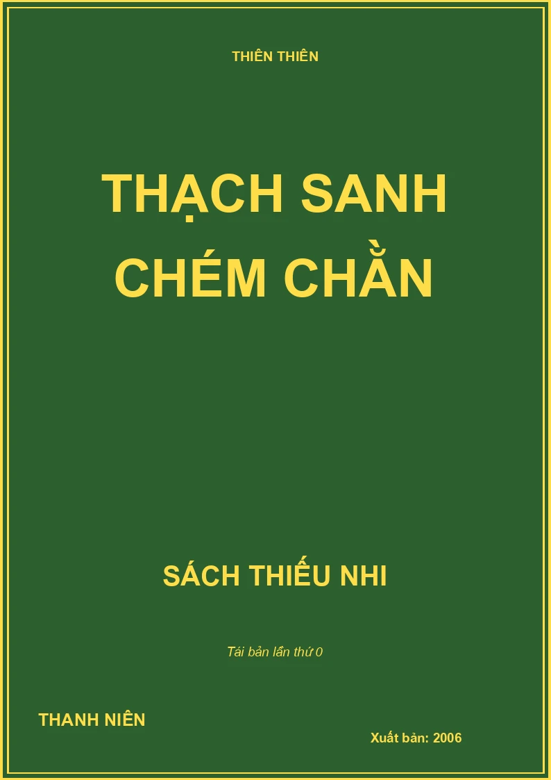 THẠCH SANH CHÉM CHẰN