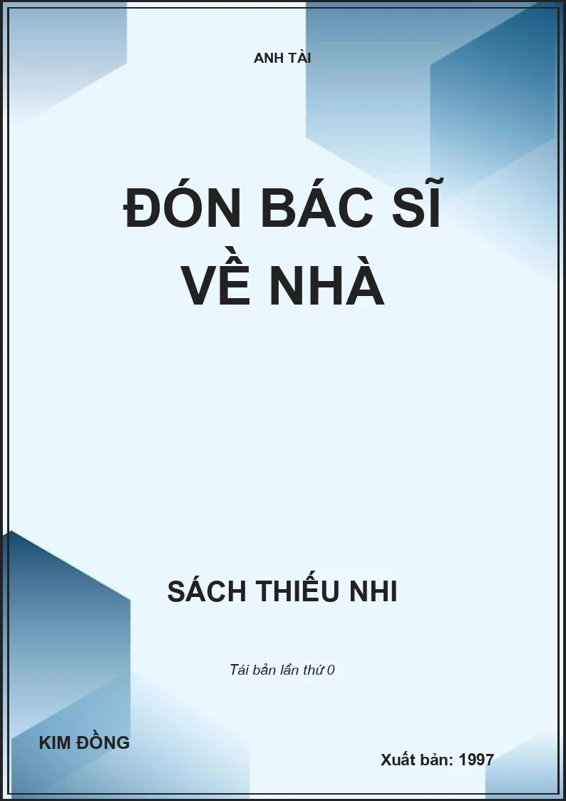 ĐÓN BÁC SĨ VỀ NHÀ