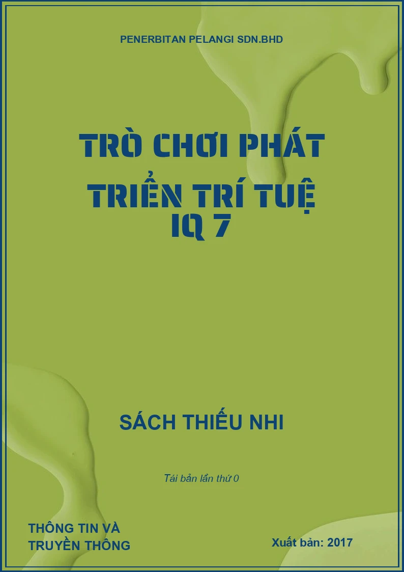 TRÒ CHƠI PHÁT TRIỂN TRÍ TUỆ IQ 7