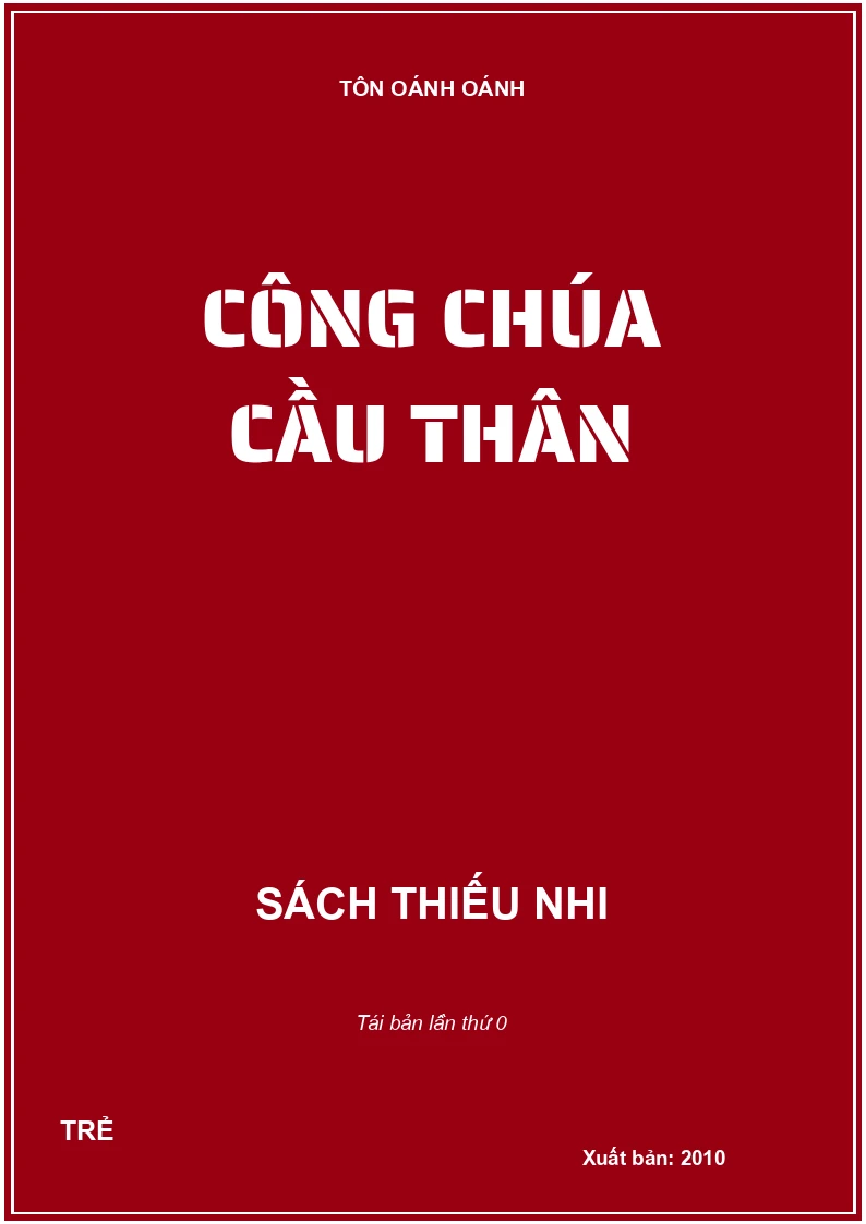 CÔNG CHÚA CẦU THÂN