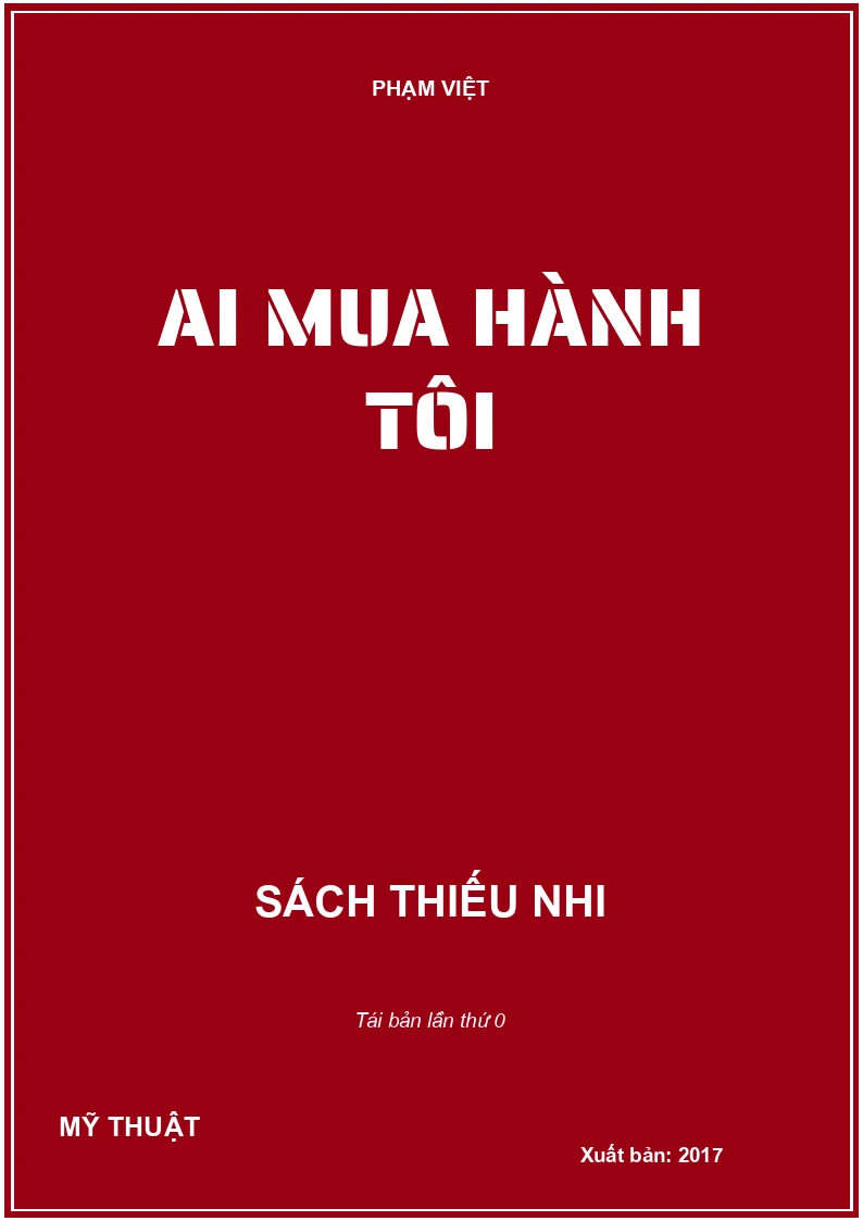 AI MUA HÀNH TÔI