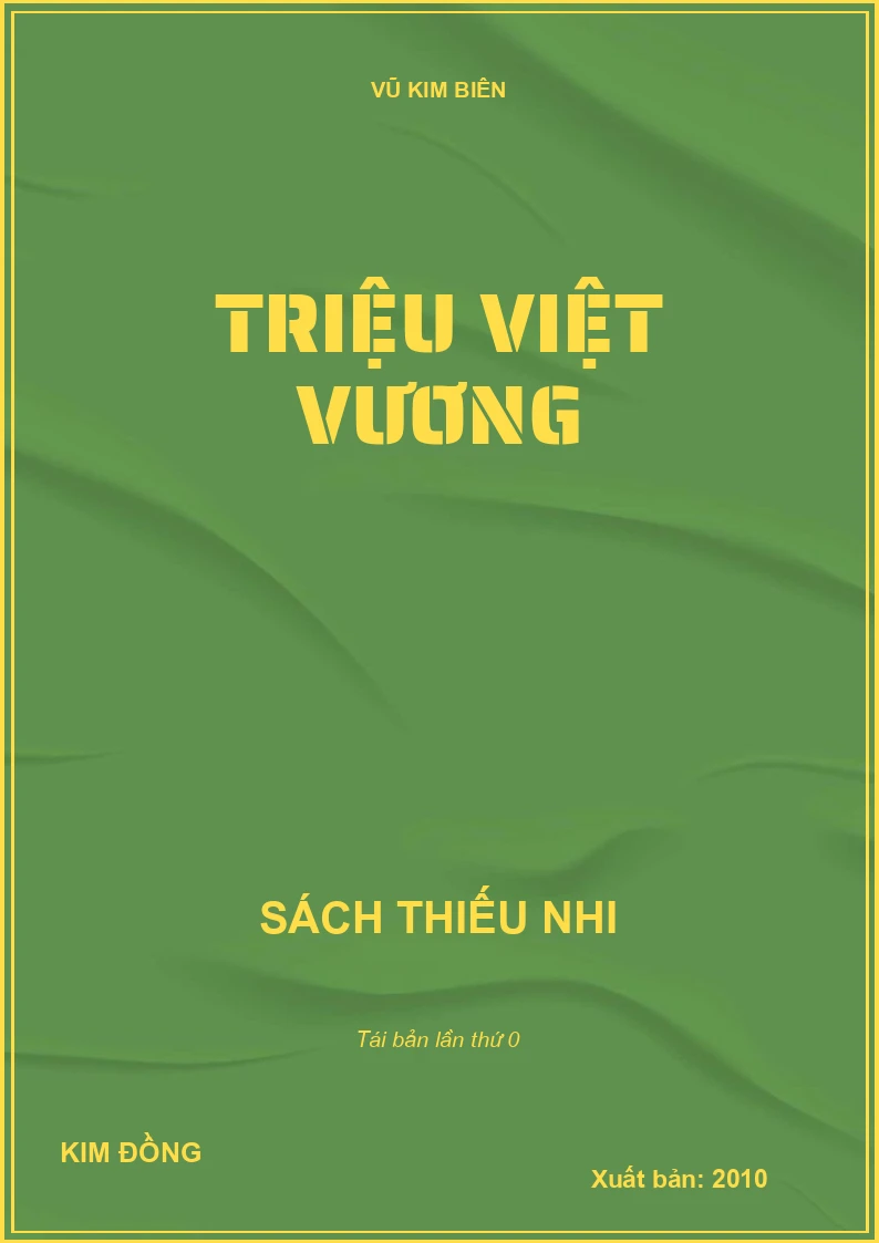 TRIỆU VIỆT VƯƠNG